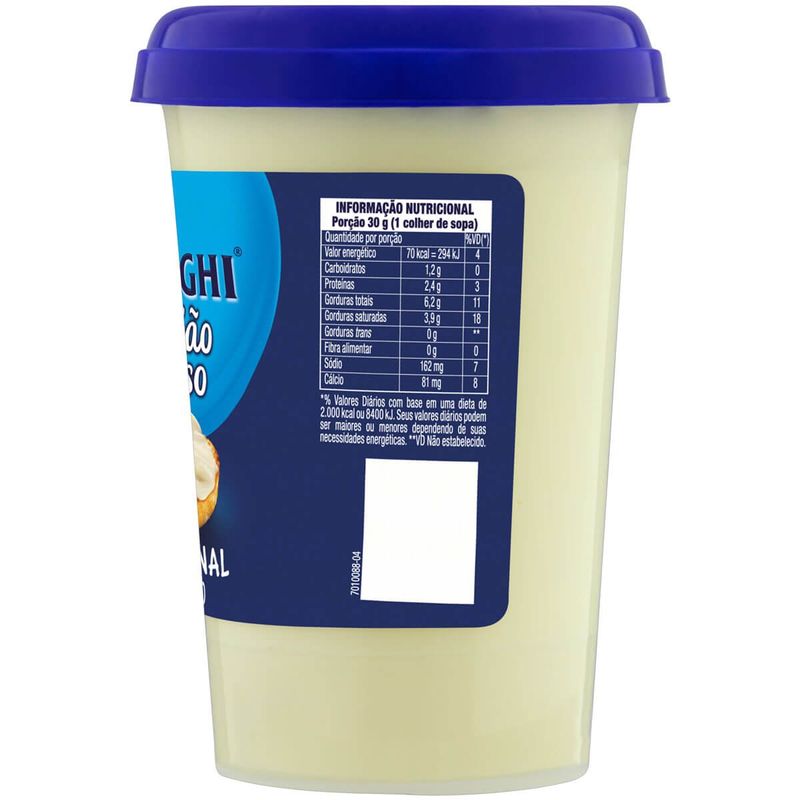 requeijão cremoso tradicional polenghi copo 200g