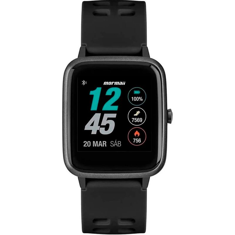 smartwatch mormaii preto molifeab8p