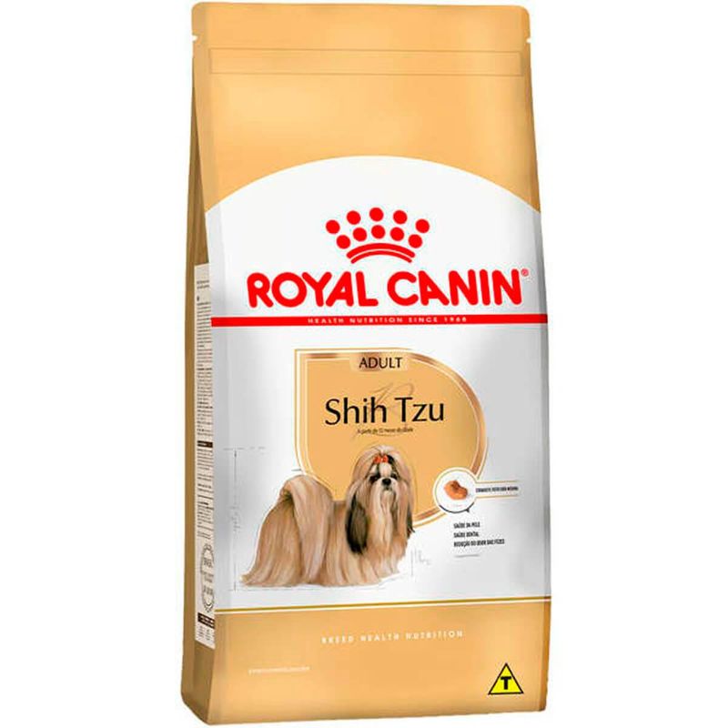 ração royal canin para cães adultos da raça shih tzu 1kg (mp)