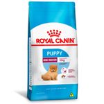 ração royal canin para cães filhotes da raça mini indoor 1kg (mp)