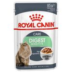 ração úmida royal canin sachê para gatos adultos digest sensitive 85g (mp)