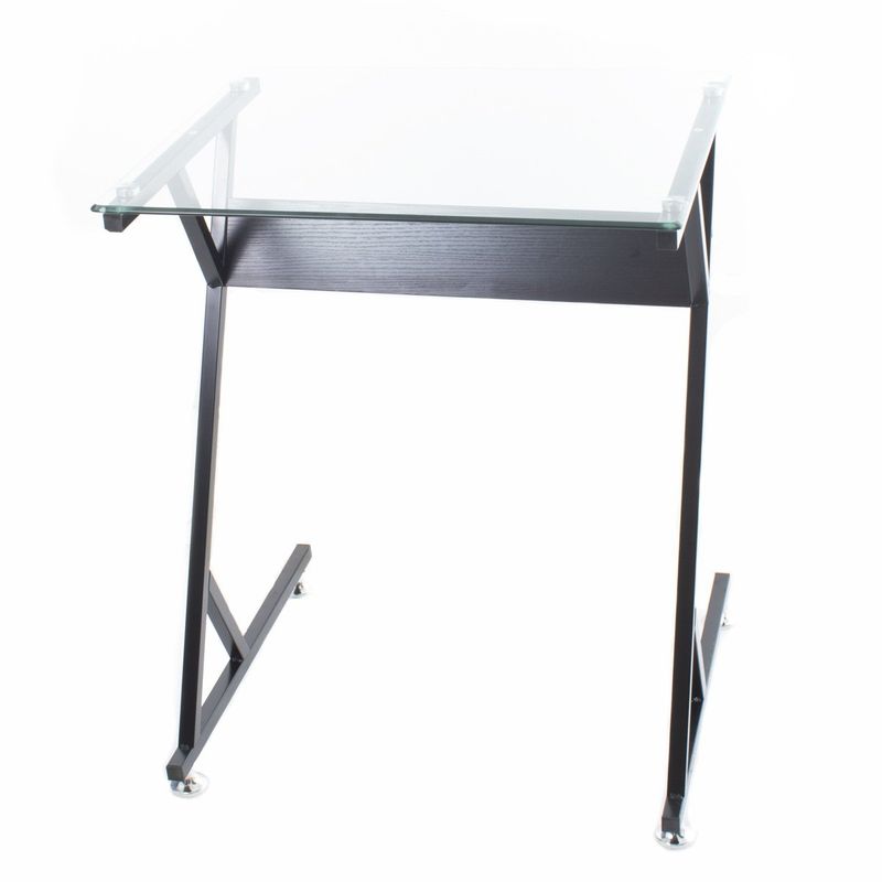 escrivaninha latcor vidro e metal gl204d