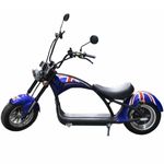 moto elétrica boram chopper motor 2000w england (bandeira da inglaterra) - cp20