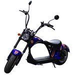 moto elétrica boram chopper motor 2000w england (bandeira da inglaterra) - cp20