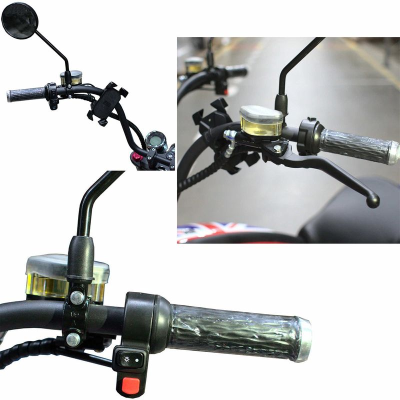 moto elétrica boram chopper motor 2000w england (bandeira da inglaterra) - cp20