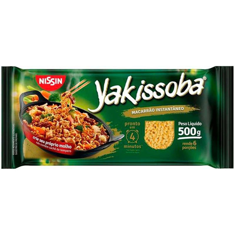 macarrão instantâneo nissin yakissoba tradicional desidratado 500g