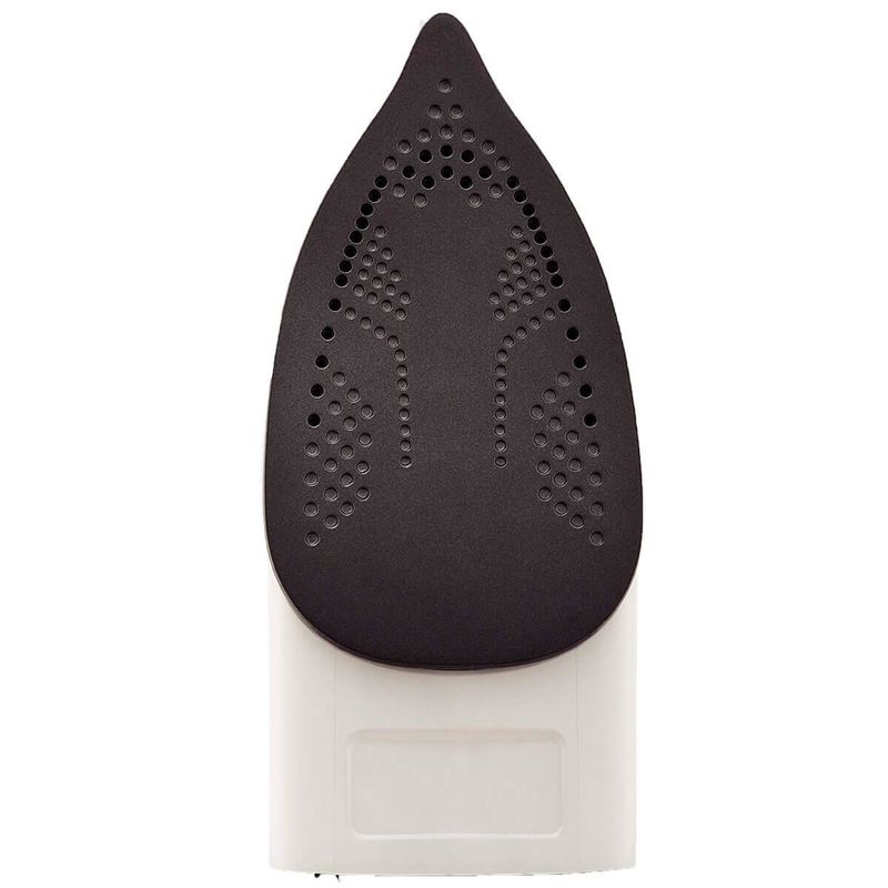 ferro de passar a vapor black+decker com base antiaderente branco e rosa - fx2200
