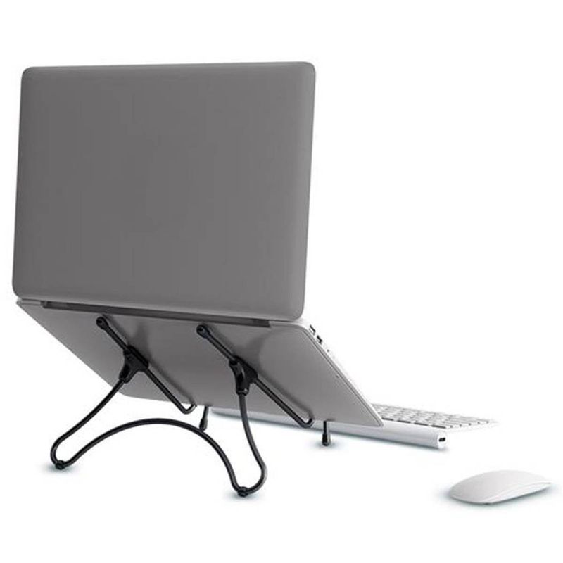 suporte multilaser para notebook ou tablet ergonomico preto - ac376