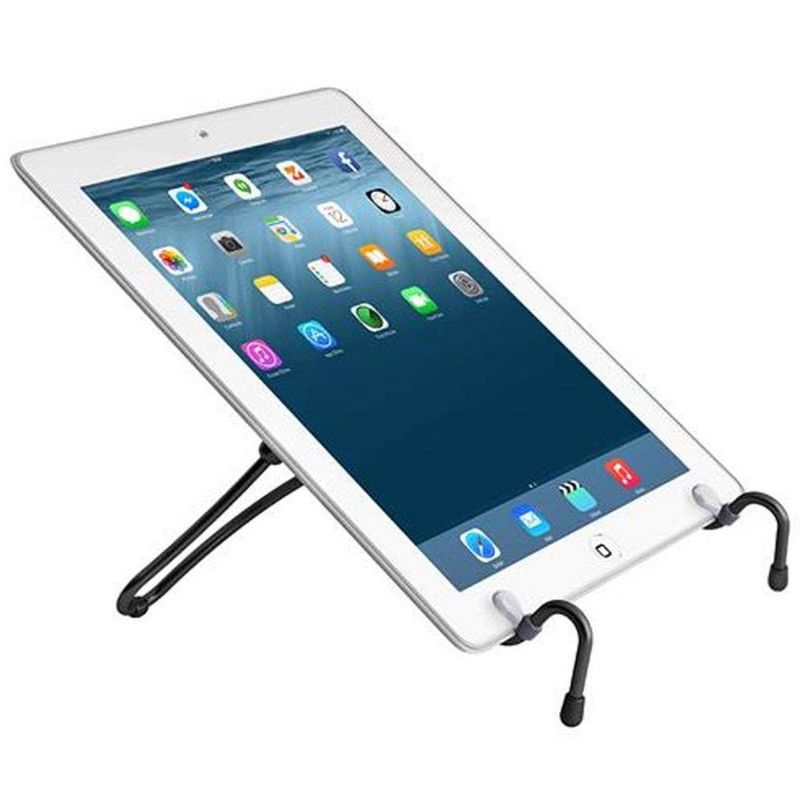 suporte multilaser para notebook ou tablet ergonomico preto - ac376