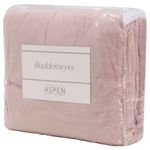 cobertor queen buddemeyer aspen 100% poliéster rosa - 460970