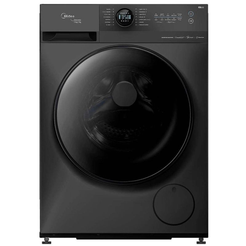 lava e seca 11kg midea smart healthguard titanium