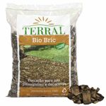 cavaco de madeira terral bio bric (b3) sem cheiro vasos e jardins 10kg (mp)