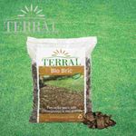 cavaco de madeira terral bio bric (b3) sem cheiro vasos e jardins 10kg (mp)