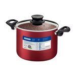 caldeirão tramontina paris revestimento antiaderente 24cm 7,1l vermelho - 28530724