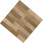 piso cerâmico brilhante retificado 53x53cm lignum marrom caixa 2,57m² - arielle (mp)