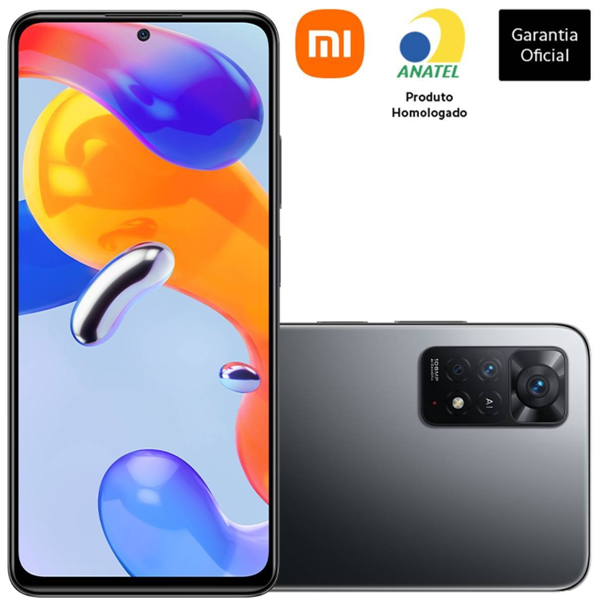 Smartphone Redmi Note 11 Pro 5G 128GB Cinza 6.5