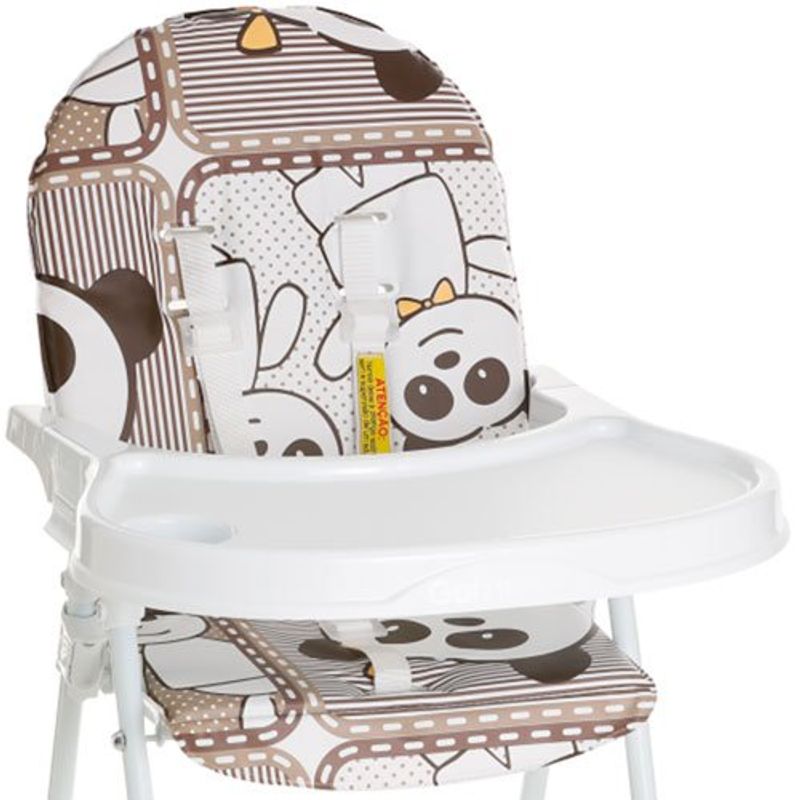 cadeira de refeição galzerano alta nick panda até 23kg - 5025