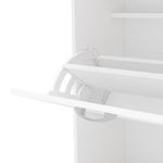 sapateira politorno fortaleza 16 calçados 4 portas basculantes branco