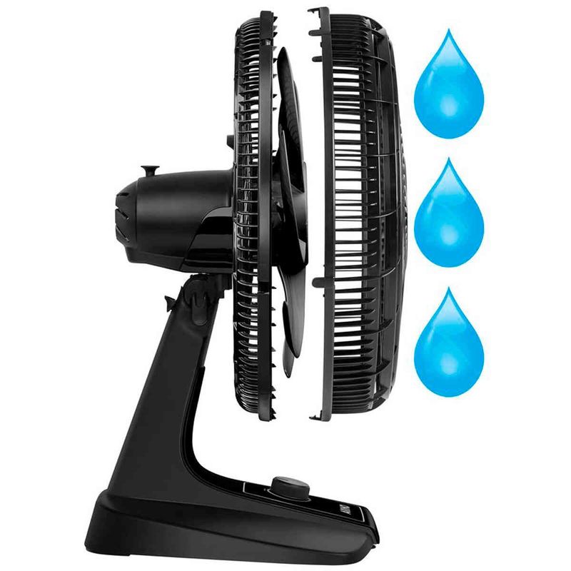 ventilador 2 em 1 arno 40cm turbo force 2 em 1 preto - vf42
