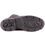 bota bracol nº40 bels de couro sem cadarço com bico plástico preta (mp)