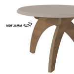 mesa de centro artely jade off white e pinho