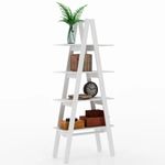 estante multiuso movelbento escada branco rt3048
