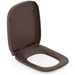 kit vaso sanitário roca debba classic café com caixa acoplada 3,6l (mp)