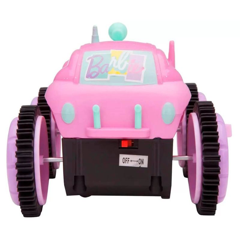 carrinho de brinquedo controle remoto candide de controle remoto barbie glamour flip - 1851
