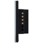 interruptor intelbras smart wi-fi touch 2 teclas preto ews 1002