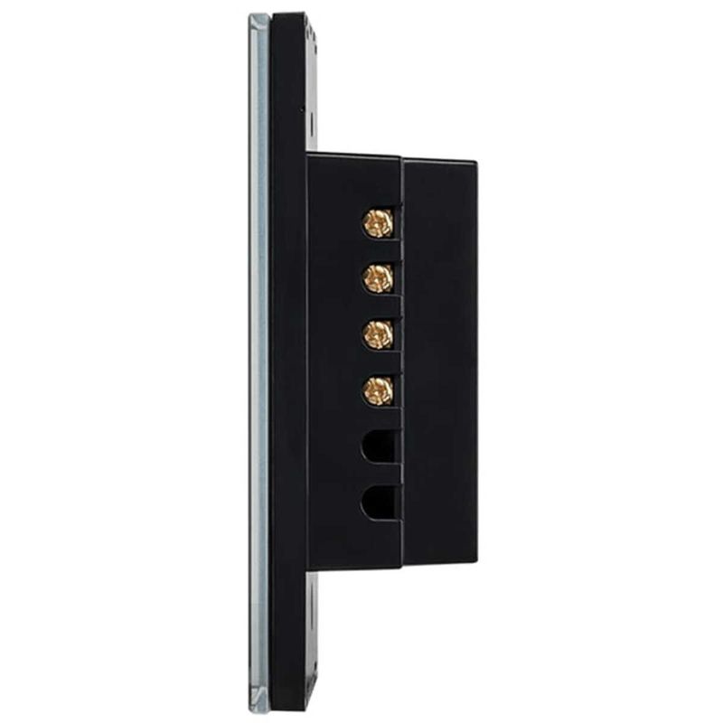 interruptor intelbras smart wi-fi touch 2 teclas preto ews 1002