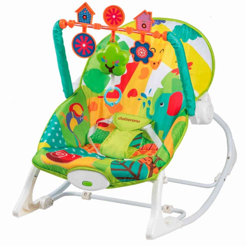 cadeira de descanso galzerano nina até 18kg verde - 5985