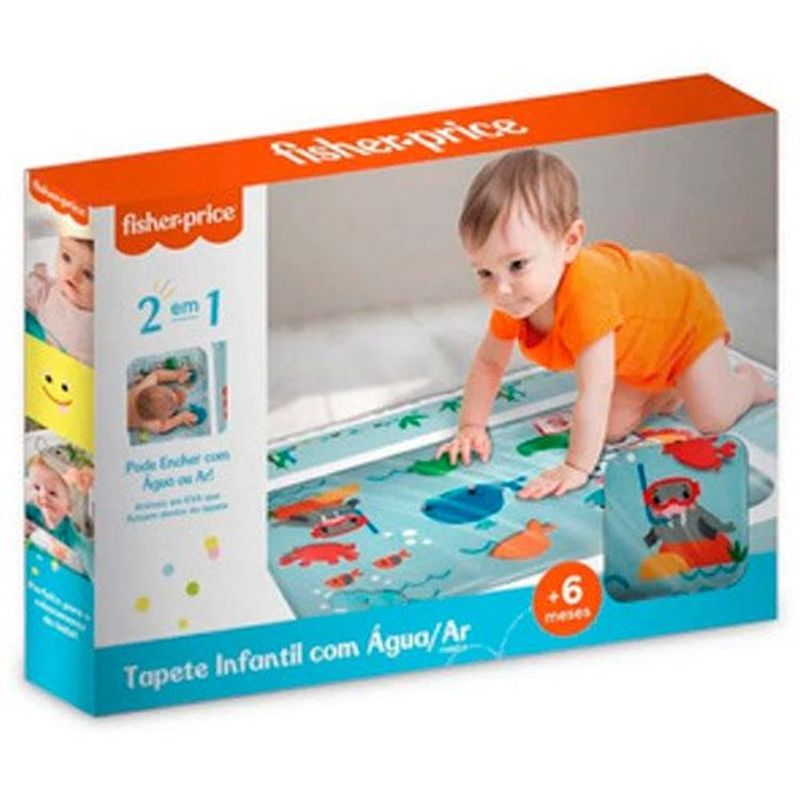 tapete infantil fun inflável fisher-price
