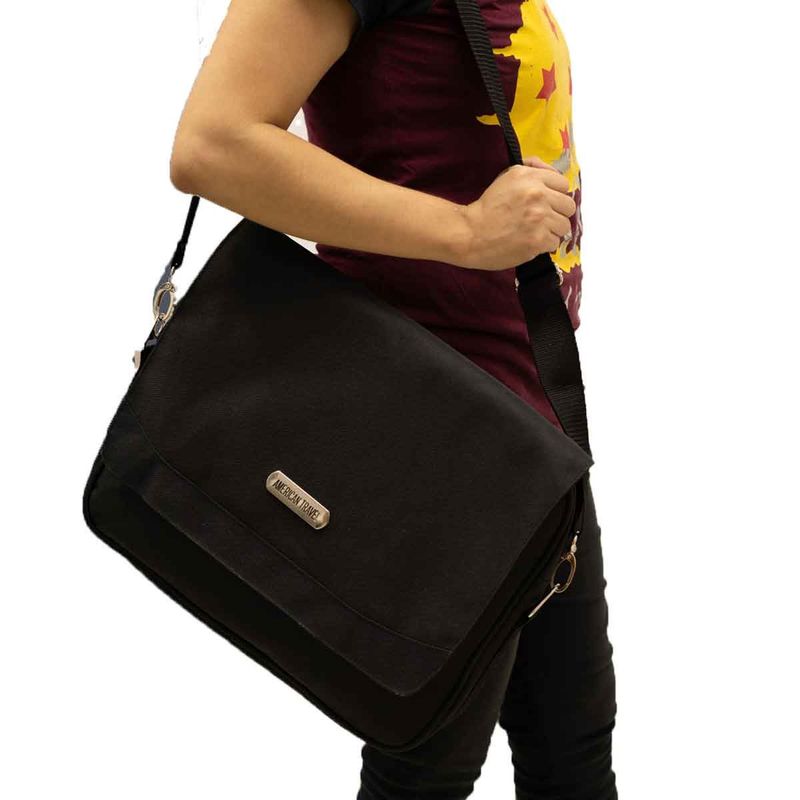 Bolsa American Travel com Alça Preta Latcor 8YH520P
