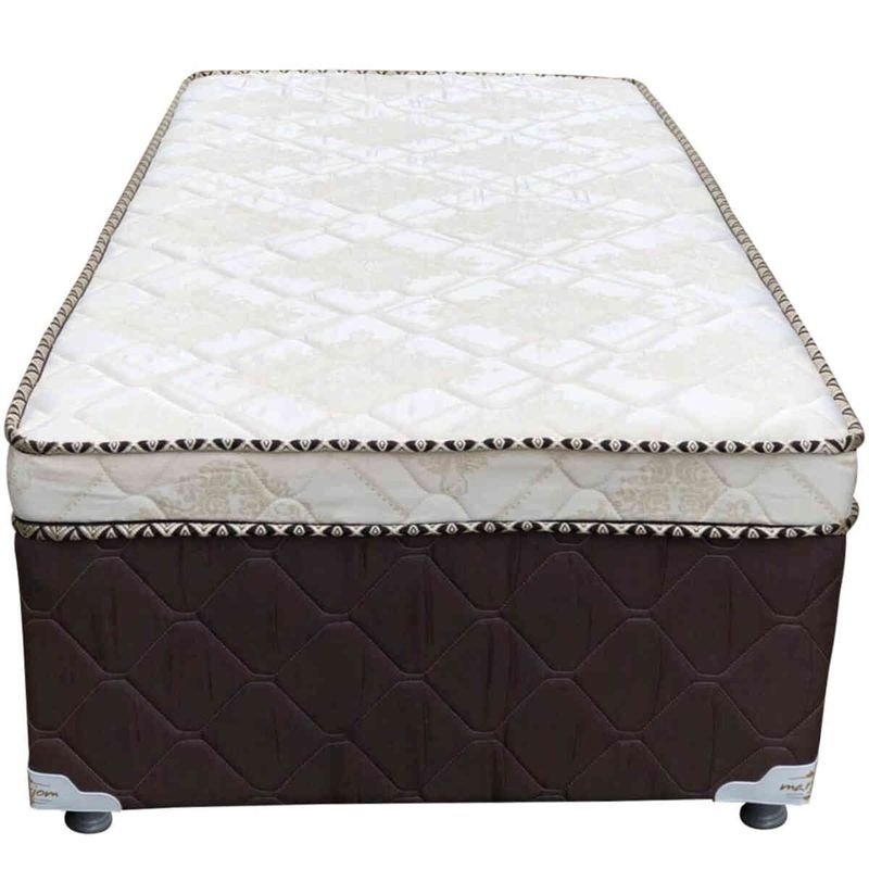 cama box solteiro marjom iara 88x188x58cm (mp)
