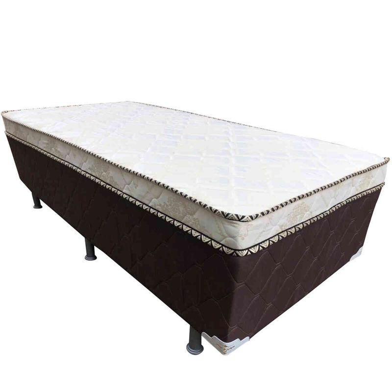 cama box solteiro marjom iara 88x188x58cm (mp)