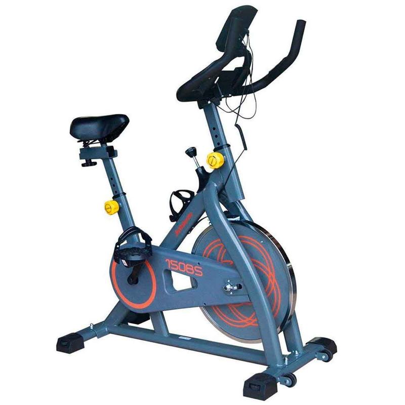 bicicleta ergométrica spinning athetic advanced 150bs cinza 4214