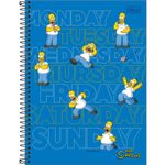 caderno espiral tilibra 01 matéria the simpsons sortido - 342271