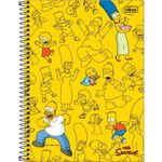 caderno espiral tilibra 01 matéria the simpsons sortido - 342271