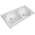 tanque decoralita thermo fibra duplo 100x50 branco (mp)