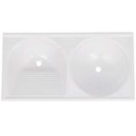 tanque decoralita thermo fibra duplo 100x50 branco (mp)