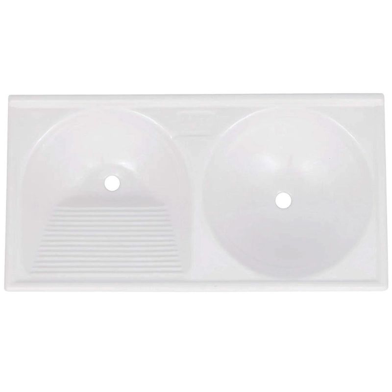 tanque decoralita thermo fibra duplo 100x50 branco (mp)