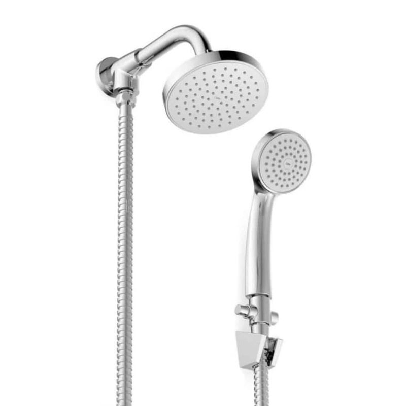 chuveiro celite com desviador e ducha manual 120mm basic cromado (mp)