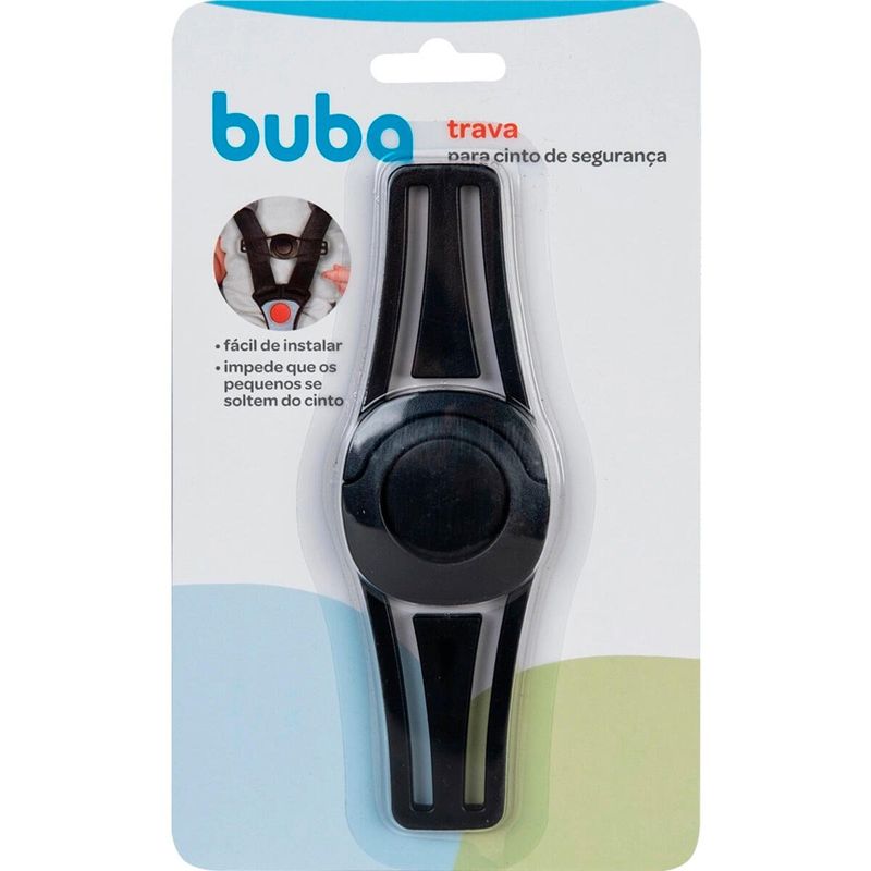 trava para cinto de segurança buba preto 13205 (mp)