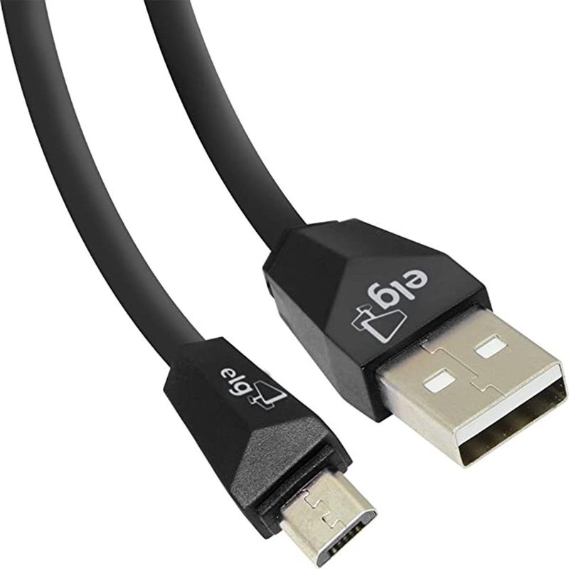 cabo micro usb 1m para recarga e sincronização elg