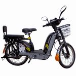 bicicleta elétrica boram mobi 350w preto bc-03