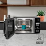 forno micro-ondas 4 em 1 panasonic 30l preto - nn-cd89nbru