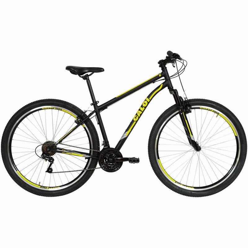 bicicleta caloi velox aro 29 preto fosco t17r29v21
