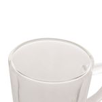 jogo de xícaras rojemac para café 2 peças parede dupla 100ml transparente 28862