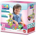bloco dismat 21 peças blocolândia encantada mk414