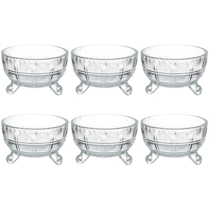 jogo de bowls full fit 6 peças dynasty 200ml transparente 28773